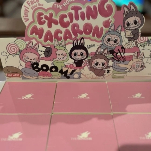 The Monsters Exciting Macaron Vinyl Face Set Of 6 Blind Boxes ALL NEW! - Picture 9 of 9